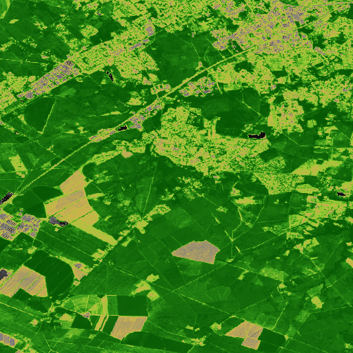 Nouvelle-Aquitaine, France NDVI